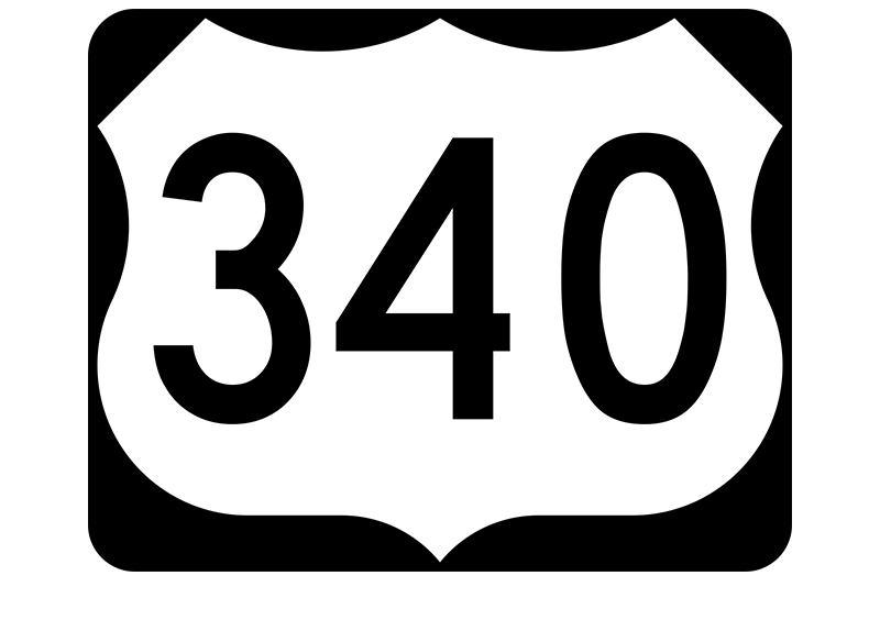 US 340 sign