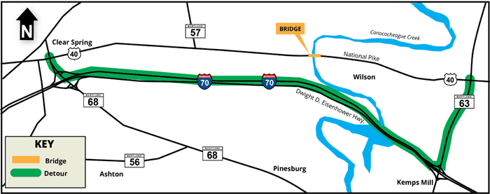 US 40 project map