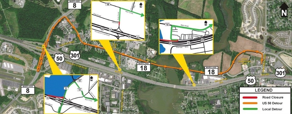 Ramp metering project at US 50 and US 301