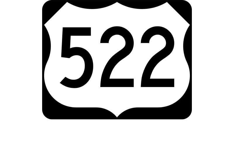US 522 Sign
