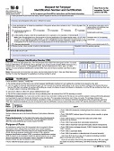 Form W-9 sample