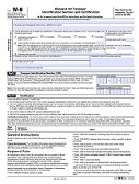 Form W-9 sample