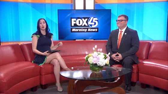 Administrator Will Pines on Fox45 News