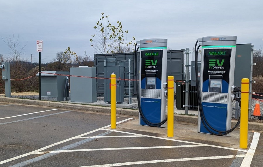 Electric vehicle charging stations