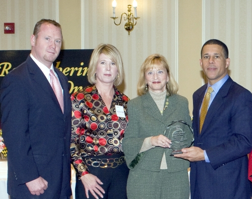 Ceremony participants with Lt. Governor Brown.