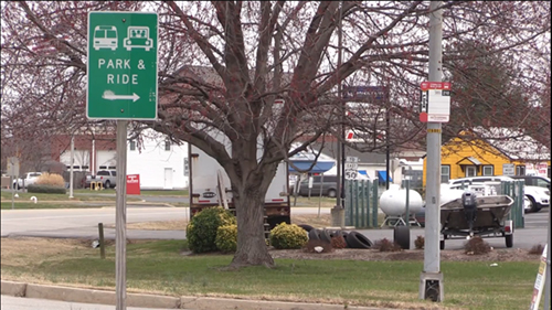 Park and Ride sign