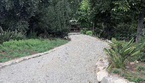 Example of a non-impervious surface.