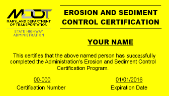 recertification card